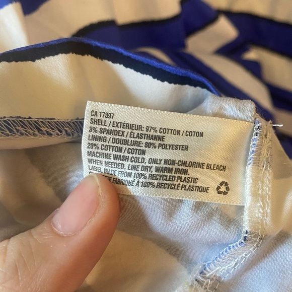 Gap Blue&White Striped Nautical Summer Dress Size 10 - Picture 7 of 7